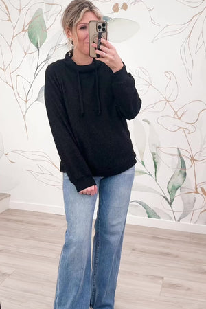 Comfy Groove Knit Pullover - Black, Closet Candy, Rachel Fit Video