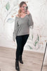 CBRAND Wait a Minute Fringe Top - Heather Grey, Closet Candy, Rachel Fit Video