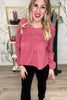 Sleigh Ride With You Top  - Mauve, Closet Candy, Rachel Fit Video