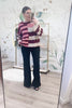 Get That Good Knit Sweater - Raspberry Multi, Closet Candy, Rachel Fit Video