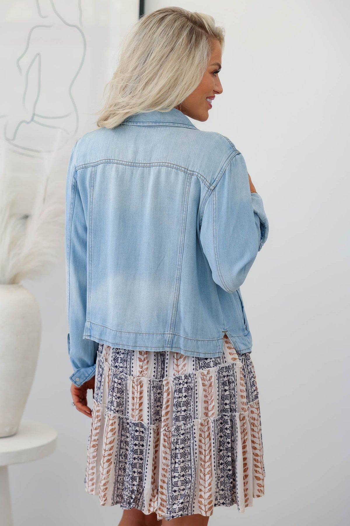 It's a Need Tencel Denim Jacket - Light Wash - Closet Candy Boutique