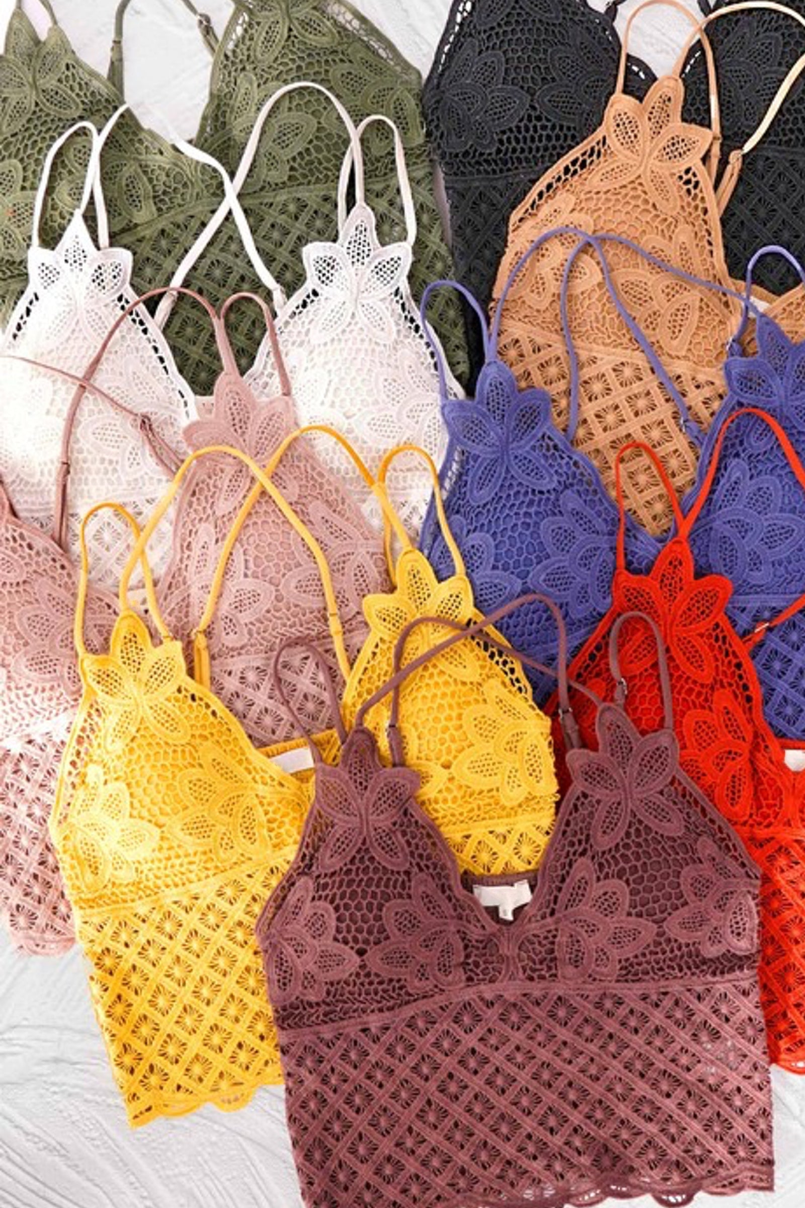 Tiare Crochet Lace Brami - Closet Candy Boutique