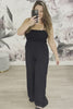 Lucky In Love Smocked Jumpsuit - Black Melissa Fit Video